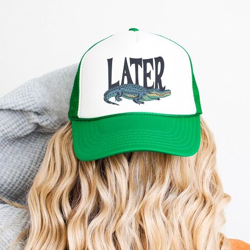 في وقت لاحق Gator Trucker Hat للرجال والنساء رغوة FOAM CLASSIC 5 PANE MESH SNAP in Saudi Arabia