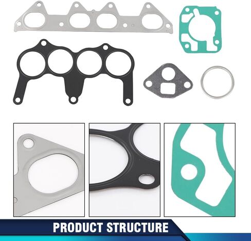 PIT66 Head Gasket Set Bolts متوافقة مع Honda Accord 2.4L 2003-2005 ، FIT Honda Element 2.4L 2003-2006 HS26243PT ES71333 in Saudi Arabia
