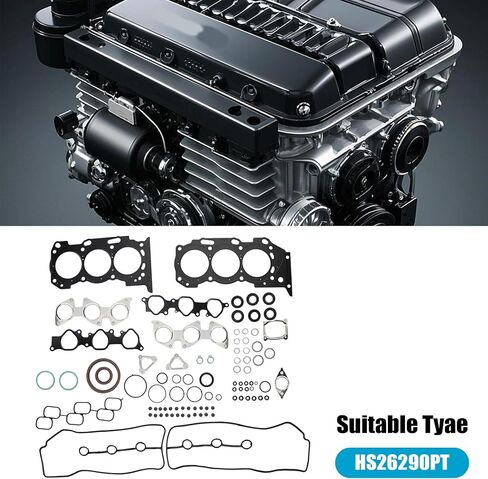 Gxarts Engine MLS Cylinder Head Gasket مجموعة HS26290PT متوافقة مع Toyota Tacoma 4runner FJ Cruiser Tundra 4.0L DoHC 1GRFE 2003-2011 HGS969 HS26330PT HS54462 in Saudi Arabia