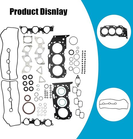 Gxarts Engine MLS Cylinder Head Gasket مجموعة HS26290PT متوافقة مع Toyota Tacoma 4runner FJ Cruiser Tundra 4.0L DoHC 1GRFE 2003-2011 HGS969 HS26330PT HS54462 in Saudi Arabia