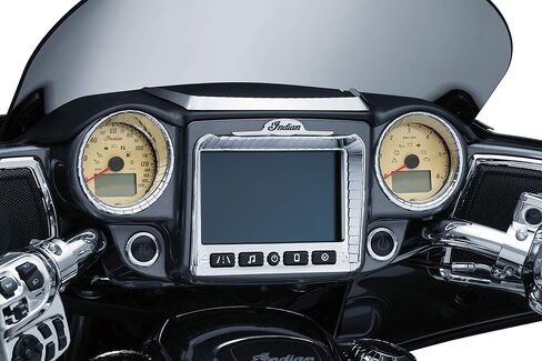 Kuryakyn Aztec Gauge Cluster Accents, Chrome in Saudi Arabia
