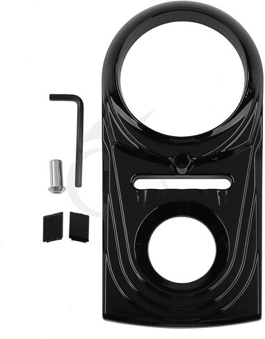 TCMT Dash Panel Insert Cover Trim Fits For Harley Softail Fat Boy 2000-2017 Softail Heritage Classic 2000-2008 Night Train 2000-2009 Softail Springer 2000-2006 Dyna Wide Glide FXDWG 1993-2003 in Saudi Arabia