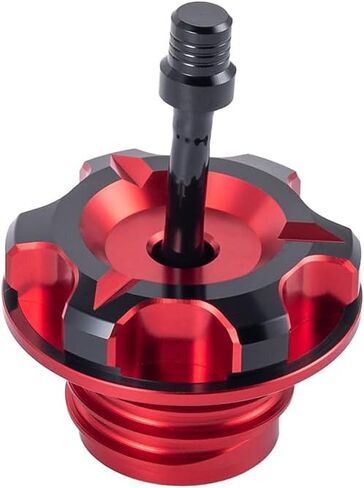 Advanblack Axion Billet Aluminum Fuel Tank Gas Cap with Vent Hose Fit for Harley Touring Road Glide Street Glide Road King 96-23, Softail 96-25 (Black and Blue) in Saudi Arabia
