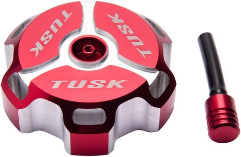 TUSK BILLET Aluminium CAP CAP Red Machined مع Honda CRF150R 2007-2009 ، 2012-2026 in Saudi Arabia