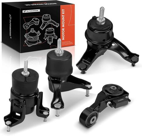 A-Premium 4PCS Engine Motor Mount and Transmission Mount and Torque Strut Mount Set Compatible with Toyota Sienna 2004 2005 2006 V6 3.3L, FWD Automatic Transmission, Replace# 123610A080, 123630A081 in Saudi Arabia