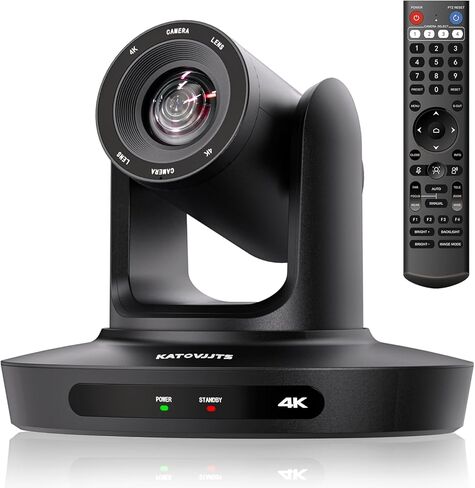 All-in-One Conference Room PTZ Camera System, 4K UHD Video Conference Camera with 10X Optical Zoom and Bluetooth Speakerphone&Microphones, Easy Setup for Church and Meeting in Saudi Arabia