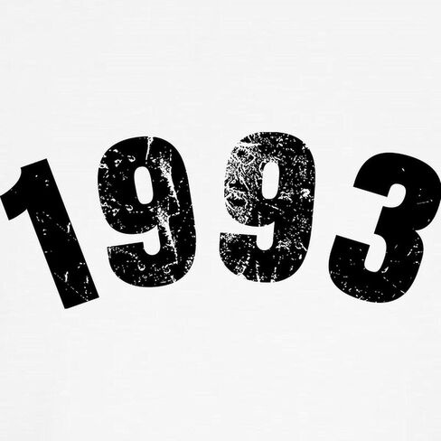 Cafepress 1993 year vintage Baseball Jersey Kids Cotton Baseball Jersey ، 3/4 Raglan Sleeve Shirt in Saudi Arabia
