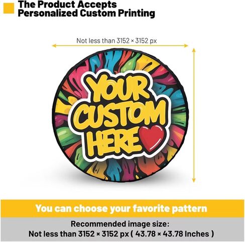 Starry Night Spare Tire Cover, Personalized Spare Tire Cover PU Leather, Weatherproof Wheel Cover Universal Size Fit for SUV Truck Trailer Camper RV (15 Inch for Diameter 27.6"-29.5") in Kuwait