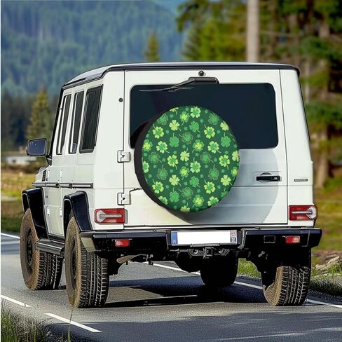 Starry Night Spare Tire Cover, Personalized Spare Tire Cover PU Leather, Weatherproof Wheel Cover Universal Size Fit for SUV Truck Trailer Camper RV (15 Inch for Diameter 27.6"-29.5") in Kuwait