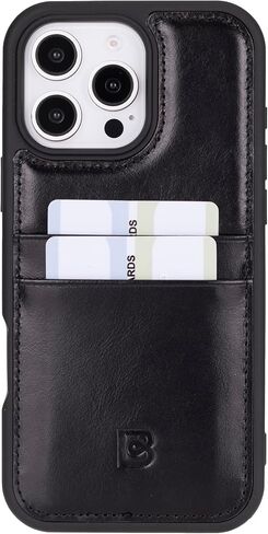 Bouletta متوافق مع iPhone 15 Promax Case مع حامل البطاقة - جلد أصلي ، وقائي ، وحالة هاتفية نحيفة ، وحاملين لبطاقات ، وحظر RFID 6.7 بوصة ، والرمادي in Kuwait