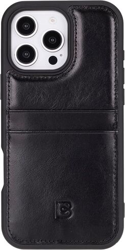 Bouletta متوافق مع iPhone 15 Promax Case مع حامل البطاقة - جلد أصلي ، وقائي ، وحالة هاتفية نحيفة ، وحاملين لبطاقات ، وحظر RFID 6.7 بوصة ، والرمادي in Kuwait