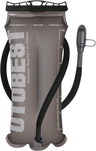UTOBEST Water Bladder TPU Hydration Bladder with Insulated Tube UTR211 | Food-Grade TPU, BPA Free, Insulated Tube, High Flow Bite Valve, Easy Use and Cleaning, for Hiking, Running,Cycling,Camping in Kuwait
