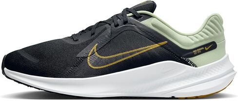 NIKE Men's Quest 5 Running Shoes, Olive Aura Bronzine Black White, 12 in Saudi Arabia