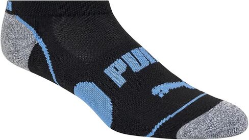 PUMA Women's Sports No-Show Socks, 5-9.5 Shoe Size, Black, 10 Pairs in Saudi Arabia