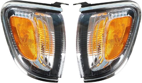 Parking/Side Marker Light Electroplated Frame of Corner Light Replacement for Tacoma 2001 2002 2003 2004 8161004090C0 8162004090C0 (Pair) in Saudi Arabia