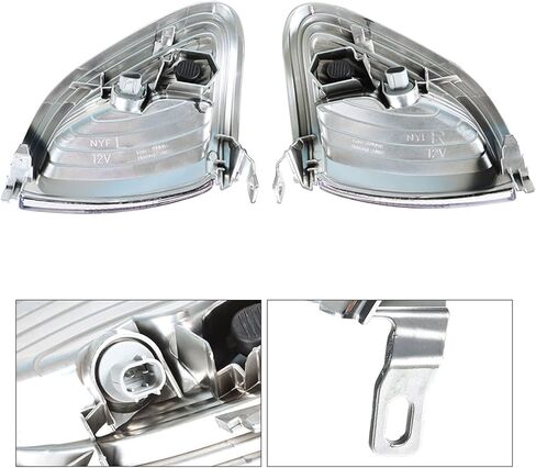 Parking/Side Marker Light Electroplated Frame of Corner Light Replacement for Tacoma 2001 2002 2003 2004 8161004090C0 8162004090C0 (Pair) in Saudi Arabia