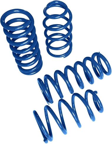 Lowering Springs For 2011+ Compatible with Grand Cherokee/Durango 1.2"F/2.2"R Drop Red in Kuwait