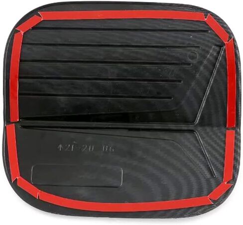 Gas Cap Sticker Abs Carbon Fiber Black Fuel Filler Tank Door Cover Compatible with Honda Civic 11th Gen 2022-2023 Fuel Tank Filler Cap Gas Tank Lid Door Cover in Saudi Arabia