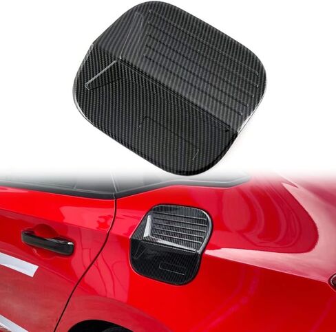 Gas Cap Sticker Abs Carbon Fiber Black Fuel Filler Tank Door Cover Compatible with Honda Civic 11th Gen 2022-2023 Fuel Tank Filler Cap Gas Tank Lid Door Cover in Saudi Arabia