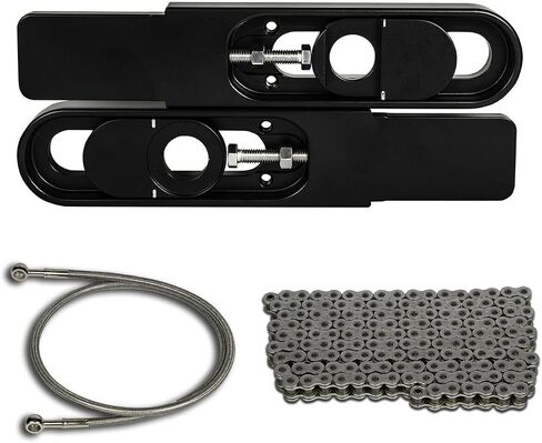 CBR 929/954 Swingarm Extensions Black - Made in USA (Extensions Only) in Kuwait