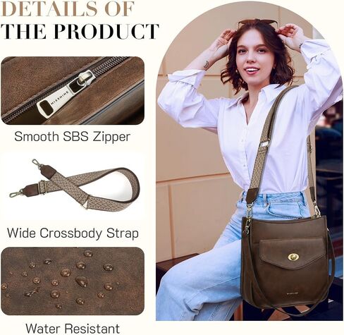 Missnine Hobo Bag Hapes وحقائب اليد للنساء أعلى مقبض حقائب اليد مع سحاب الجيب in Saudi Arabia