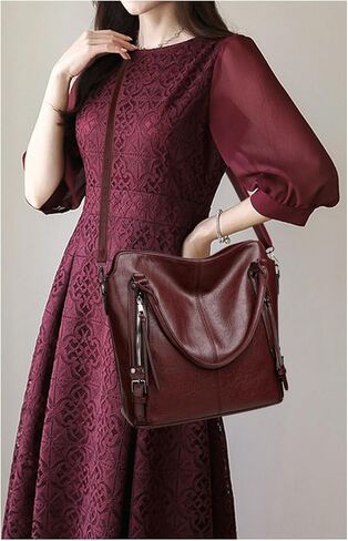 2E-Youth Proses for Women Large Tote Women Women Handbag مجموعة Faux Hobo Crossbody Bag 4pcs in Kuwait