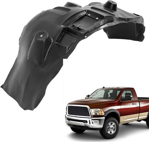 Front Inner Fender Liner Compatible with 2010-2013 Dodge Ram 2500 3500 4WD Replacement for 55372889AG CH1248158 55372888AG CH1249158 Wheel Liner Splash Shield Splash Guard Driver&Passenger Side in Saudi Arabia