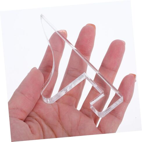 2pcs صافرة إطار صورة أكريليك صافية لعرض الطاولة الأنيقة والحديثة للحصول على جوائز شهادات صور استقرار موثوق غير موثوق به لاستخدام المنزل والمكتب in Kuwait