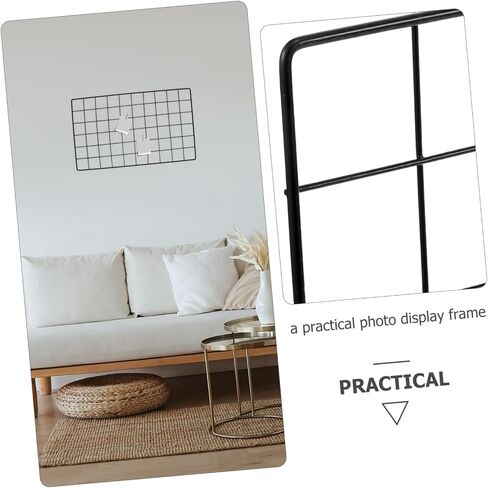Zerodeko Picture Wall Decor Wall Hanging Ornament Iron Net Adornment Living Decor Wire Shelf in Saudi Arabia