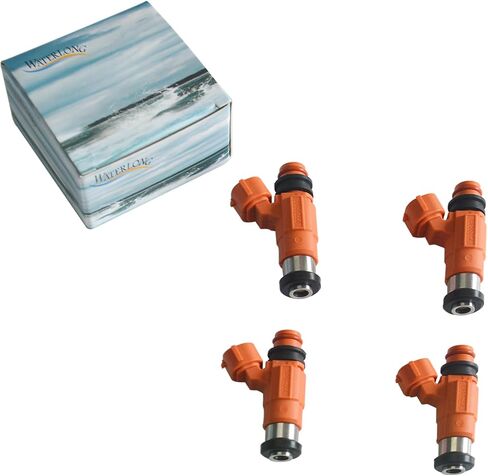 68V-8A360-00 Fuel Injector Replaces for Yamaha Outboard 115HP 155HP (4 Pack) in Saudi Arabia