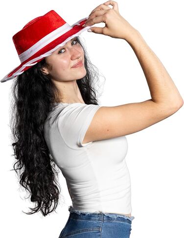 Sheriff Cowboy or Cowgirl Hat Adult Halloween Costume Cosplay Accessories - One Size in Saudi Arabia