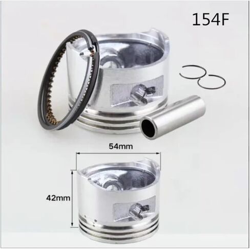 Piston Ring Pin Compatible with 152F 154F 168F 170F 177F 188F 190F 192FGX160 GX200 GX240 GX270 GX340 GX390 GX420 Engine Mower(154F) in Saudi Arabia
