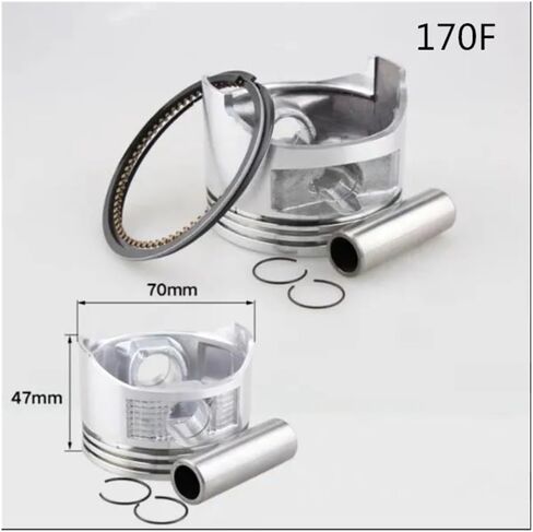 Piston Ring Pin Compatible with 152F 154F 168F 170F 177F 188F 190F 192FGX160 GX200 GX240 GX270 GX340 GX390 GX420 Engine Mower(154F) in Saudi Arabia