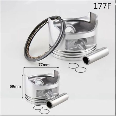 Piston Ring Pin Compatible with 152F 154F 168F 170F 177F 188F 190F 192FGX160 GX200 GX240 GX270 GX340 GX390 GX420 Engine Mower(154F) in Saudi Arabia