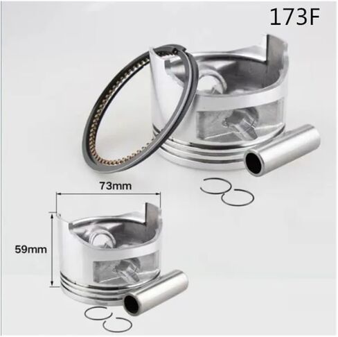 Piston Ring Pin Compatible with 152F 154F 168F 170F 177F 188F 190F 192FGX160 GX200 GX240 GX270 GX340 GX390 GX420 Engine Mower(154F) in Saudi Arabia