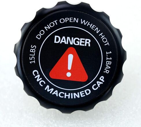 غطاء الرادياتير ، لحام الألومنيوم العالمي على الغطاء الأسود للتبريد (1.1 بار) in Kuwait