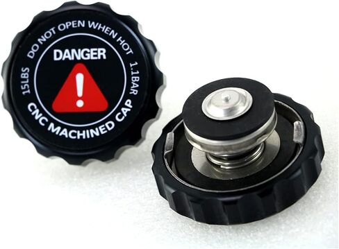 غطاء الرادياتير ، لحام الألومنيوم العالمي على الغطاء الأسود للتبريد (1.1 بار) in Kuwait