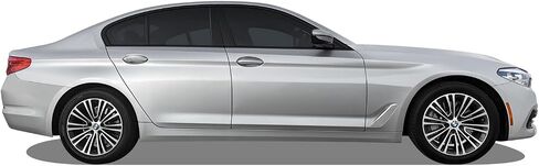 SlickMod Chrome Delete Blackout Vinyl Overlay for 2017-20 BMW 5 Series G30 Window Trim (Gloss Black) in Saudi Arabia