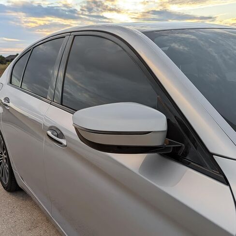 SlickMod Chrome Delete Blackout Vinyl Overlay for 2017-20 BMW 5 Series G30 Window Trim (Gloss Black) in Saudi Arabia