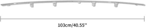 YLT AUTO Front Lower Bumper Chrome Trim Moulding Fit for 2014 2015 2016 Nissan Rogue in Saudi Arabia