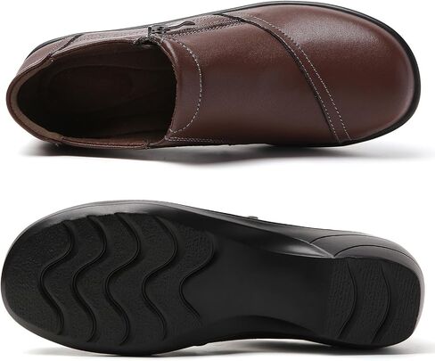 FOVSMO Loafers for Womens Comfort Dressy Slip-Ons Zipper Business Casual Office Work Shoes in Kuwait