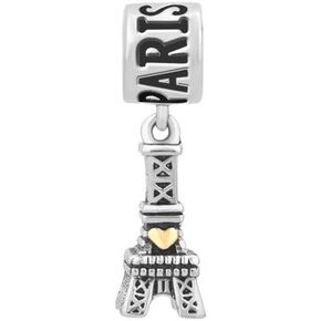 SBI Jewelry Women Travel Dubai Pisa Rome Eiffle Tower Big Ben Charm Compatible with Pandora Charm Bracelet Birthday Anniversary