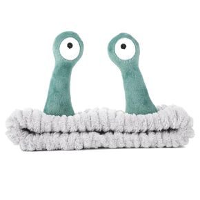 WLLHYF Spa Headband Facial Makeup Head Band Microfiber Soft Coral Fleece Head Wraps Snail Cartoon Cute Christmas Hair Accessories Elastic Skincare Hair Band for Women Girls Washing Face Beauty