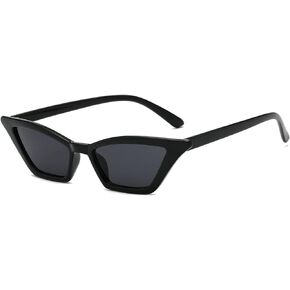AIEYEZO Fashion Cat Eye Sunglasses for Women Small Frame Cateye Glasses Stylish Retro Cateye Shades