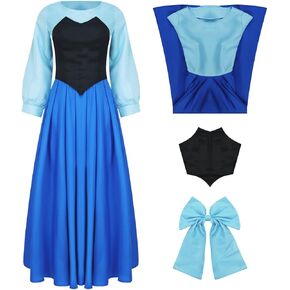 LILLIWEEN Princess Dress Costume for Women 2023 Cosplay Princess Party Halloween Outfit