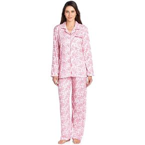Casual Nights Women's Sleepwear Long Sleeve Floral Pajama Set