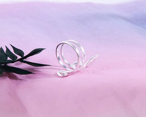 Helen de Lete Innovative Lovely Cat Kitty Sterling Silver Ring L Size in Kuwait