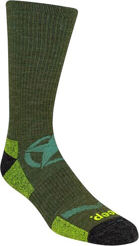 Jeep Women's Wool Blend Logo Crew Socks-1 Pair Pack-Moisture Wicking and Breathable Mesh Zones in Kuwait