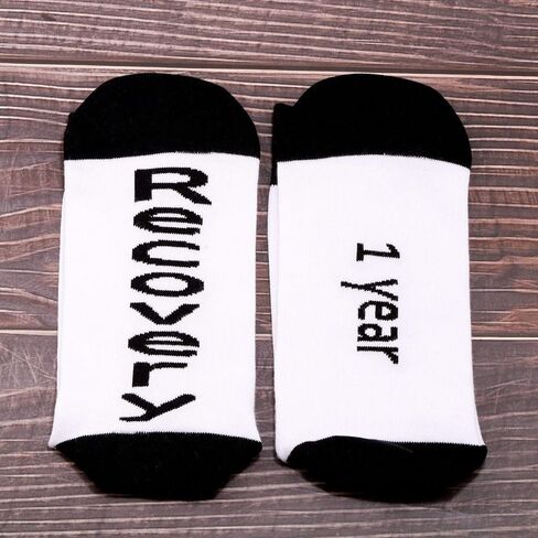 G2TUP 2 Pairs Mortician Last Socks Funny Dark Humor Gift Idea Funeral Director Gifts in Saudi Arabia