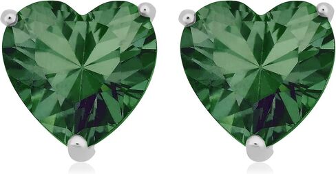 Kooljewelry الفضة الاسترليني ومكعب زركونيا القلب جوهرة الأقراط in Saudi Arabia